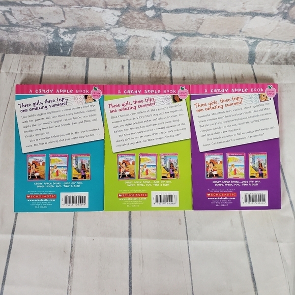 2/$25 Scholastic Candy Apple Books Set of 3 - Picture 6 of 11